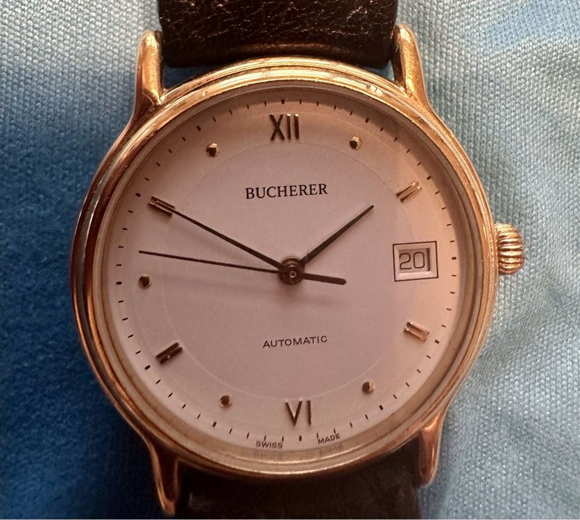 Bucherer Automatik 35mm Klassische Vintage Herrenuhr Kaufen Auf Ricardo