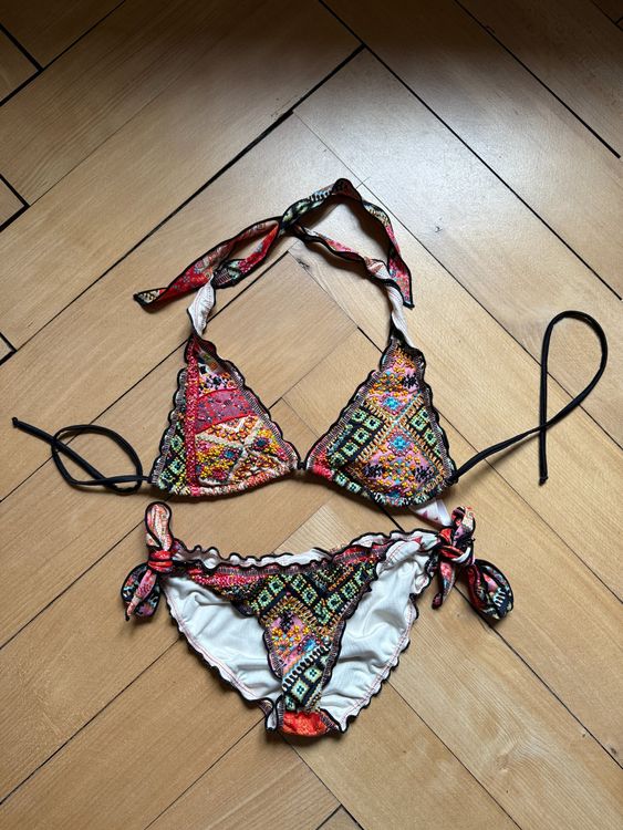 LAU DE LA Bikini bunt mit Perlchen M Gebraucht in Zürich für CHF 13