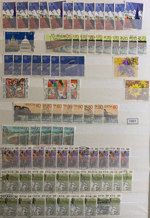 Timbres Suisses 1991 Kaufen Auf Ricardo