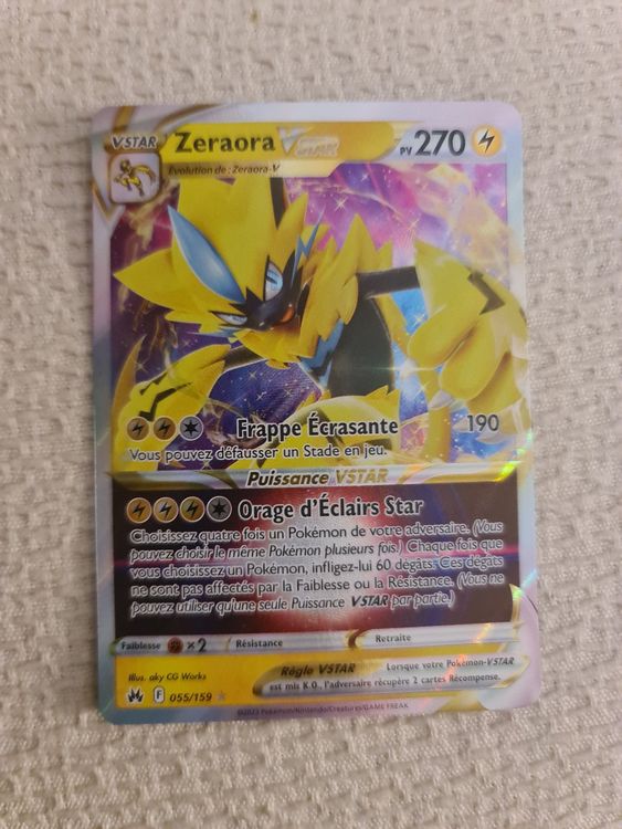 Carte Pokemon Zeraora Vstar Zenith Supreme Fr Kaufen Auf Ricardo