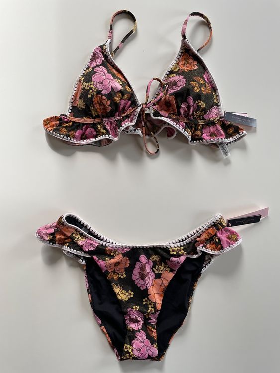 Victorias Secret Shimmer Ruffle Bikini M NEW Kaufen Auf Ricardo