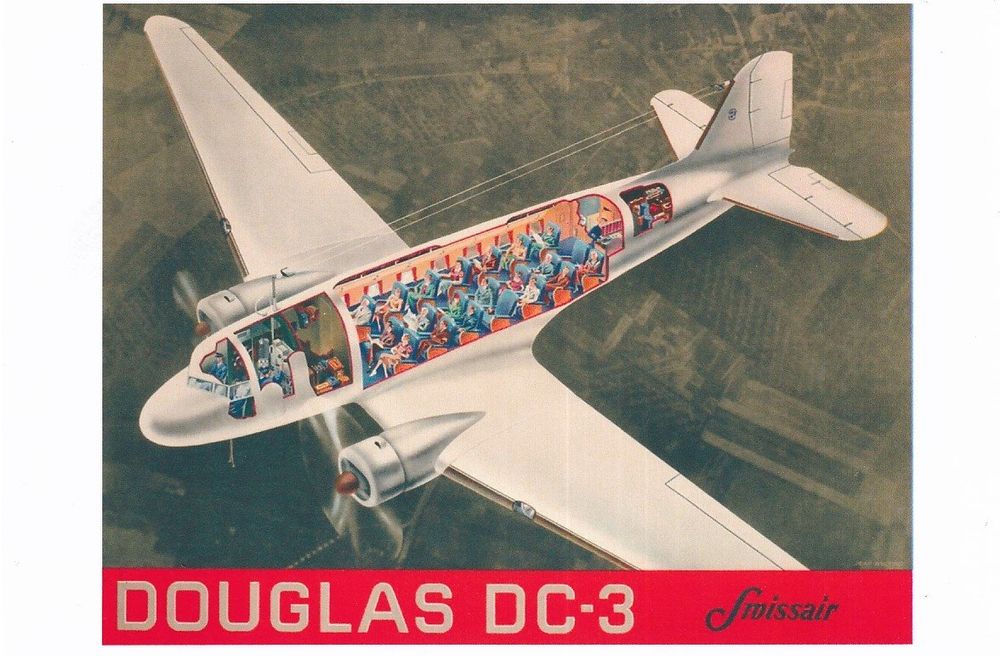 Swissair CH Flugzeug Douglas DC 3 Kaufen Auf Ricardo