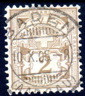 1905 VOLLSTEMPEL BADEN ZIFFERMUSTER 2 RP DA131 Kaufen Auf Ricardo