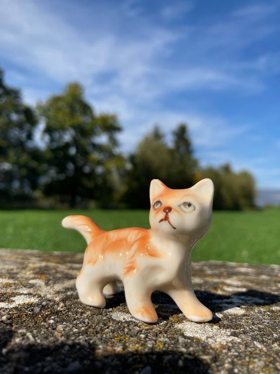 Katze Büsi Porzellan Vintage Sammelkatze Kaufen auf Ricardo