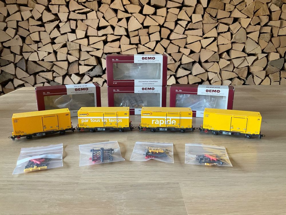 Lot De Wagons Marchandises Bemo Hom Rhb Kaufen Auf Ricardo