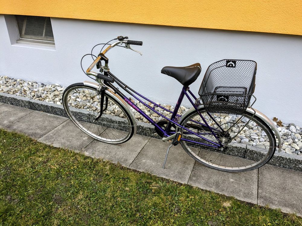 Damenvelo Damenfahrrad Stadtvelo Citybike Vintage mit Körbli Kaufen