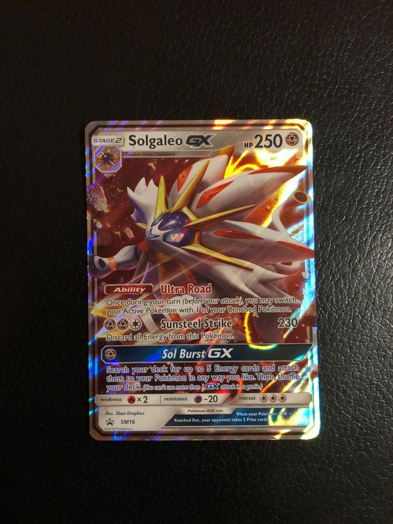 Solgaleo GX Promo SM16 Ab 1 Kaufen Auf Ricardo