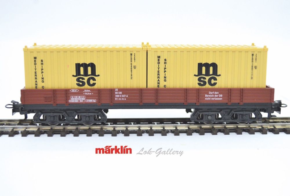 Märklin 4473 4 achsiger Niederbordwagen Kaufen auf Ricardo