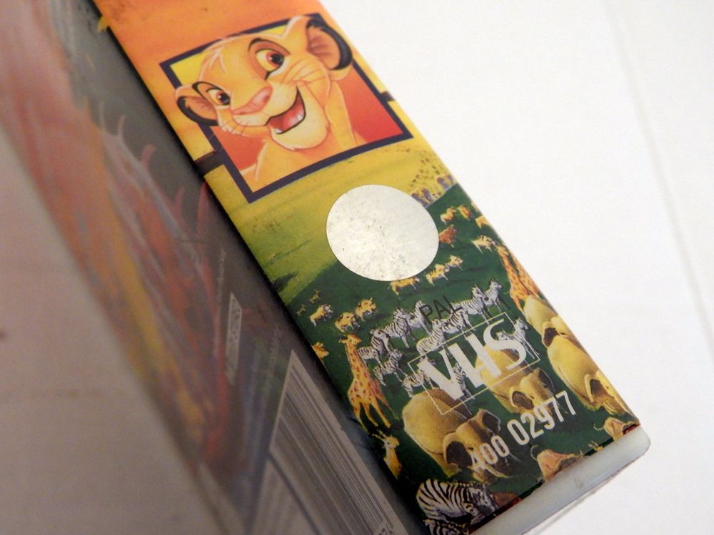 Walt Disney Vhs Videokassette K Nig Der L Wen Hologramm Kaufen Auf