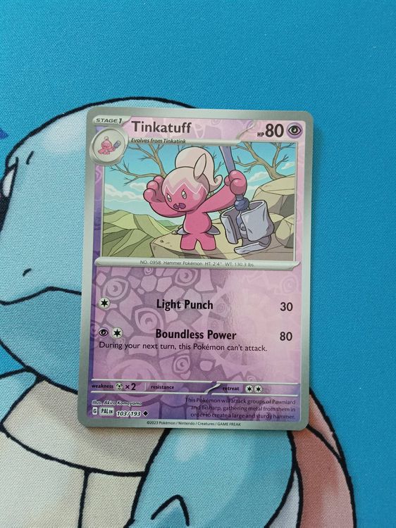 Tinkatuff 103 Paldea Evolved Tafforgita Reverse Holo Kaufen Auf Ricardo