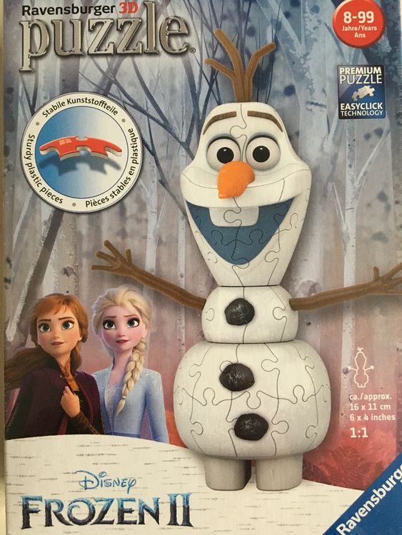 Neues 3D Puzzle OLAF RAVENSBURGER Kaufen Auf Ricardo