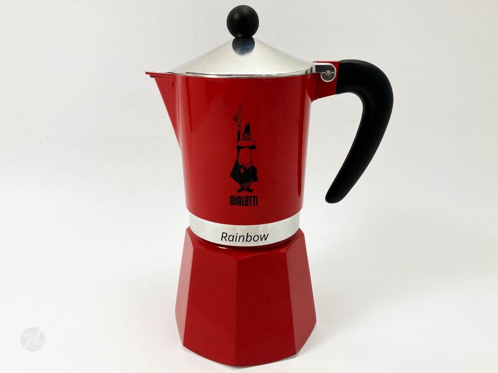 Bialetti Rainbow Espressokocher Rot Tassen Kaffeemaschine Kaufen