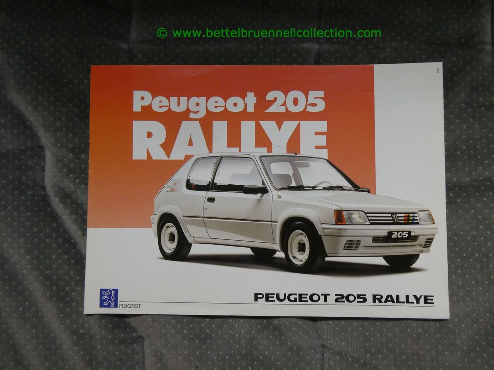 Peugeot Rallye Prospekt Deutsch Franz Sisch Italienisch Kaufen