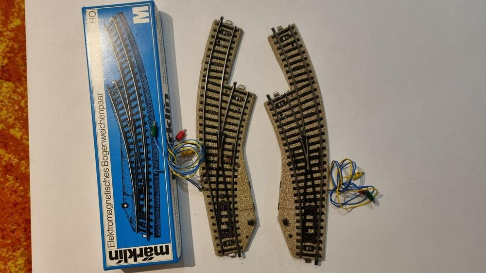 Märklin Weiche 5141 Elektromagnetisches Bogenweichenpaar Kaufen auf