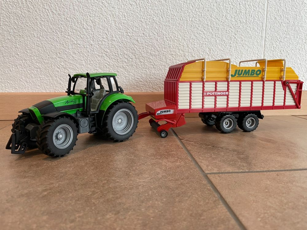 Siku Deutz Agrotron Mit P Ttinger Ladewagen Kaufen Auf Ricardo