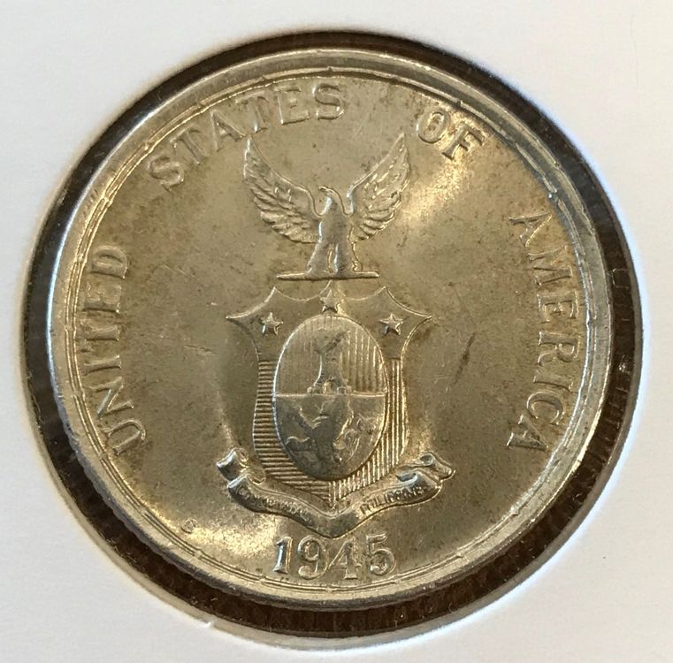 Philippinen USA 50 Centavos Silber 1945 Kaufen Auf Ricardo