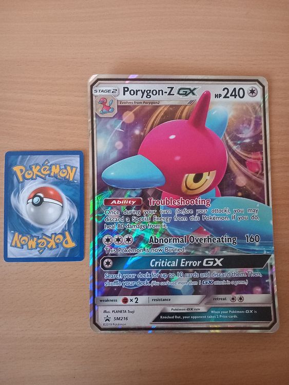 Porygon Z GX Jumbo Pokemon Card Promo Sm216 Kaufen Auf Ricardo