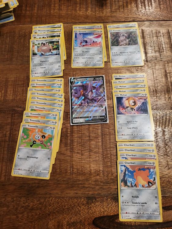 Lot carte Pokémon poing de fusion FR V commune t metal Kaufen auf