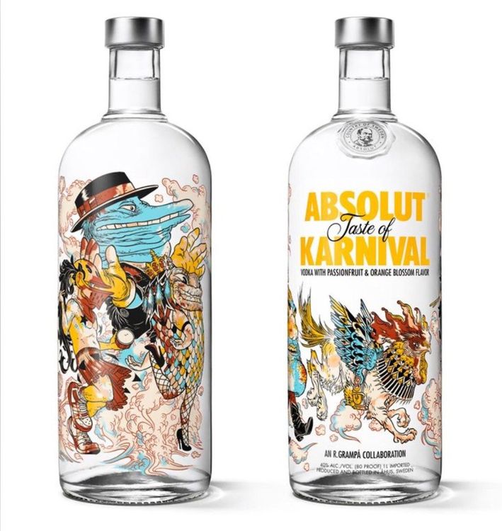 Absolut Vodka Taste Of Karnival 1 Liter Limited Edition Kaufen Auf