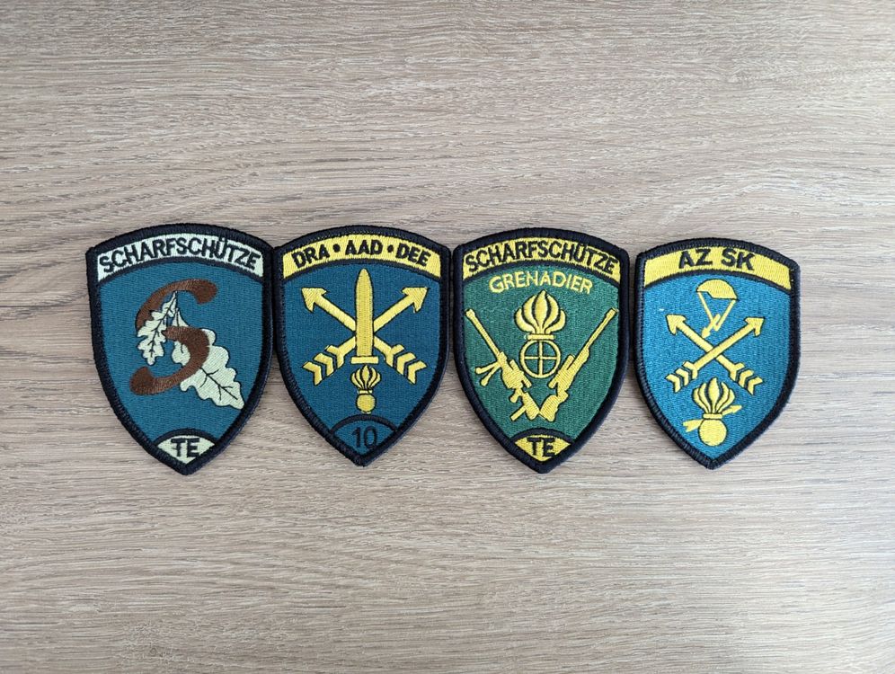 Badge Set KSK AAD 10 Grenadier AZ SK Scharfschütze Klett Kaufen