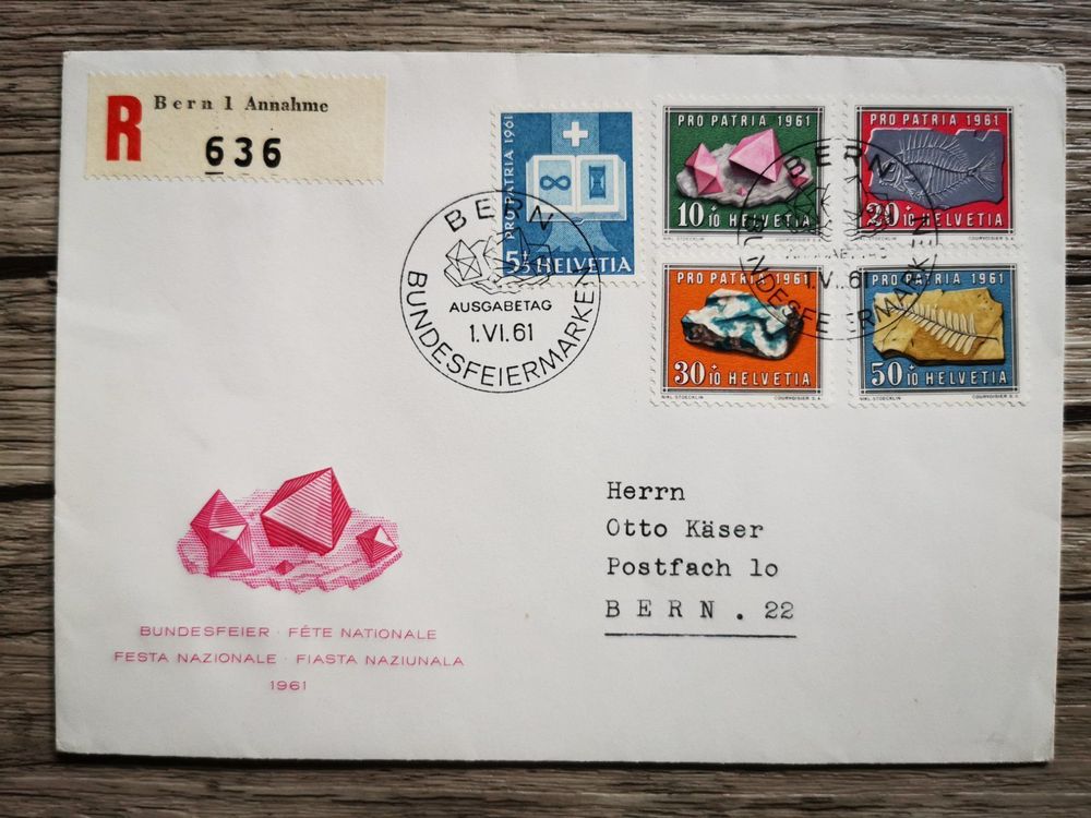 E32 Enveloppe Timbre Suisse 1961 Kaufen Auf Ricardo