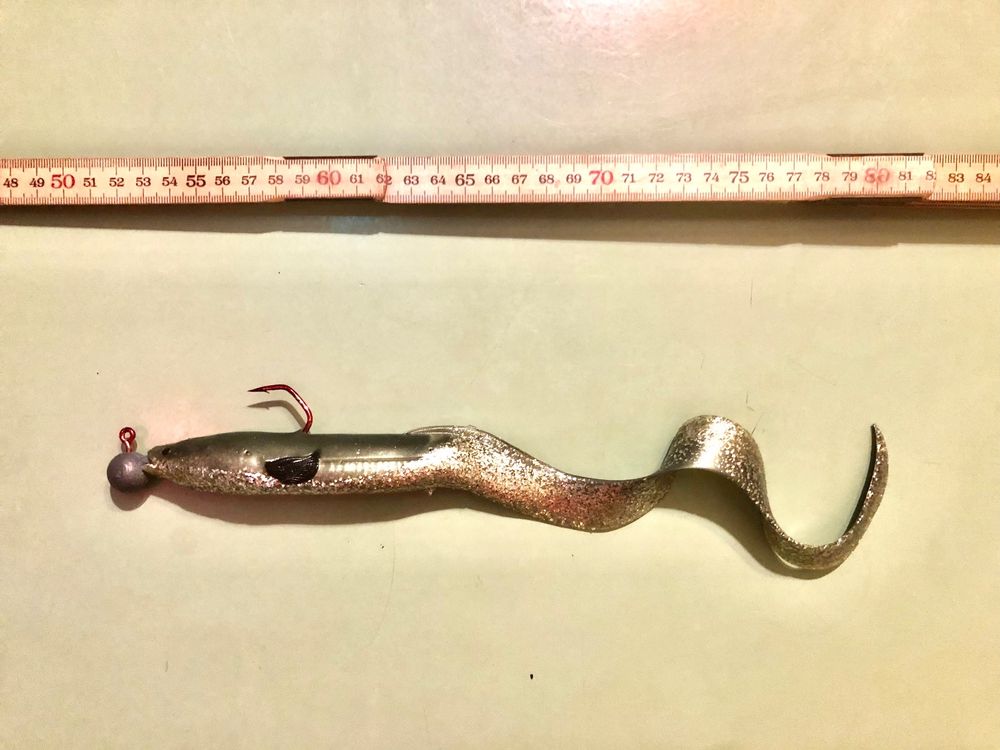 Gummiköder Hechtköder Savage Gear Real Eel 35 cm geriggt Kaufen