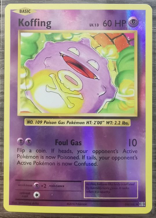 Pokemon Koffing 50 108 XY Evolutions EN Kaufen Auf Ricardo