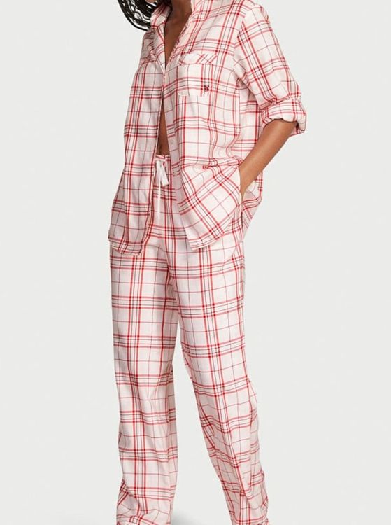 Victoria S Secret Pyjama Gr Xxl Flanell Neu Rot Weiss Modal Kaufen