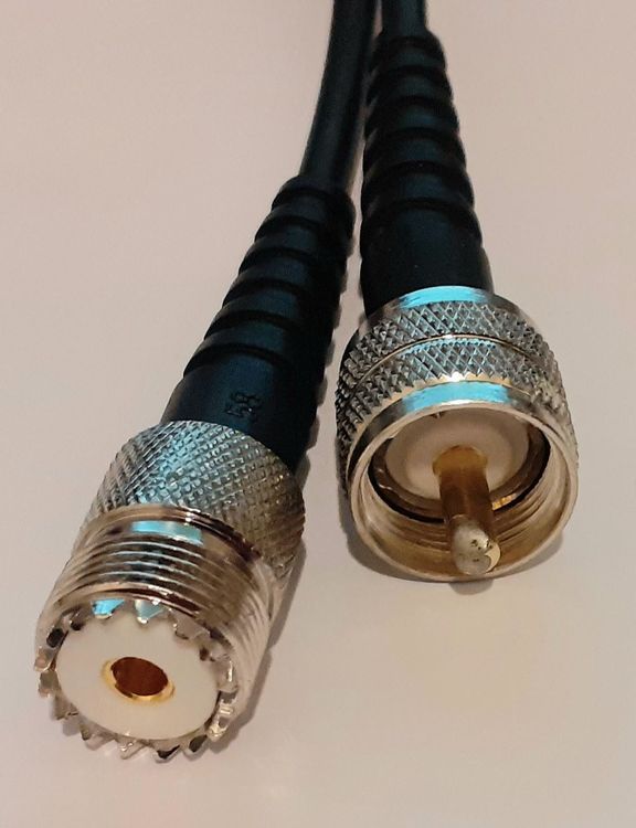 2 Meter PL 259 Stecker PL Buchse RG58 Kaufen Auf Ricardo