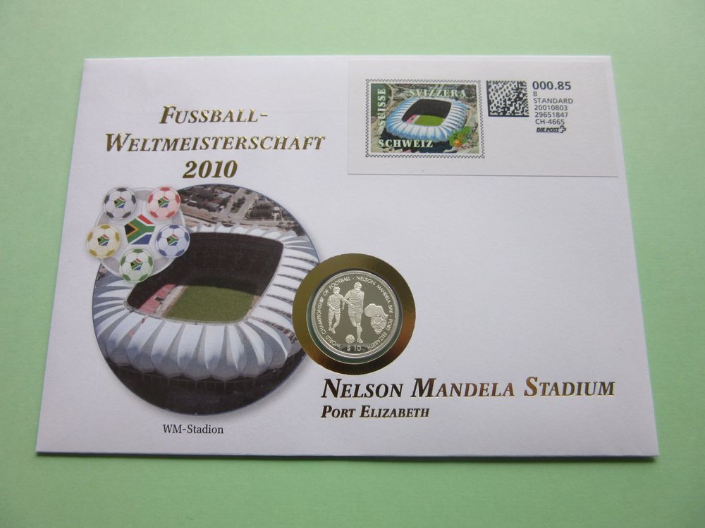 Numisbrief Fussball Weltmeisterschaft Silber Kaufen Auf