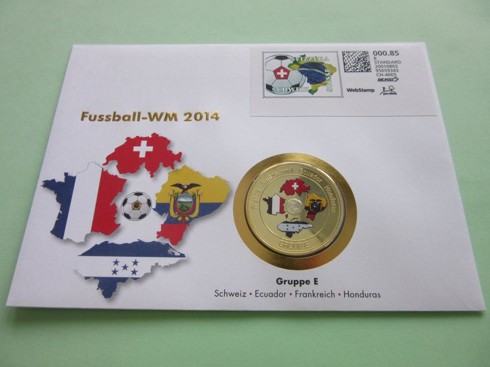 Numisbrief Fussball Wm Gruppe E Exemplare Kaufen Auf