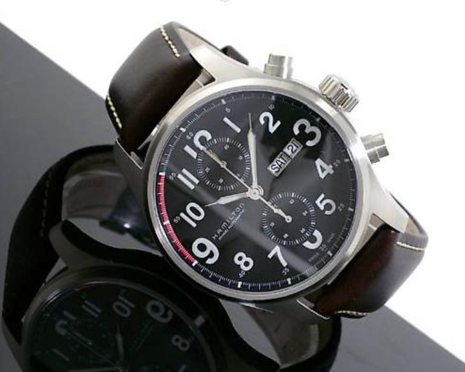 Hamilton Khaki Officer Chrono Automatic Kaufen Auf Ricardo