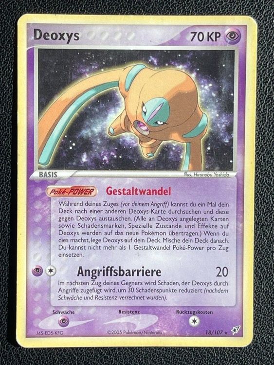 Deoxys Rare Pok Mon Ex Deoxys Kaufen Auf Ricardo