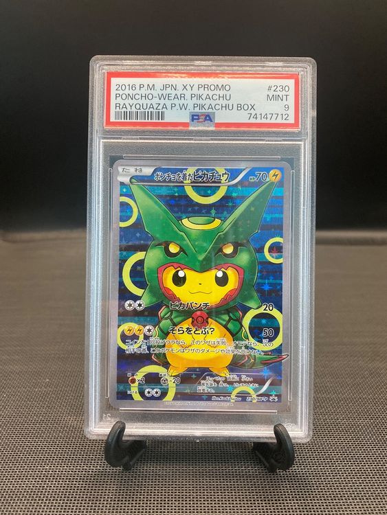 Pokemon Pikachu Poncho Rayquaza PSA 9 Kaufen Auf Ricardo