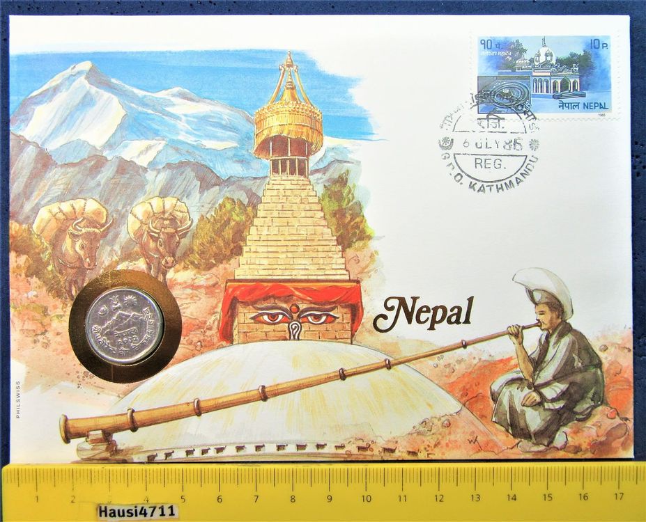 Nepal Numisbrief M Nzbrief Kaufen Auf Ricardo