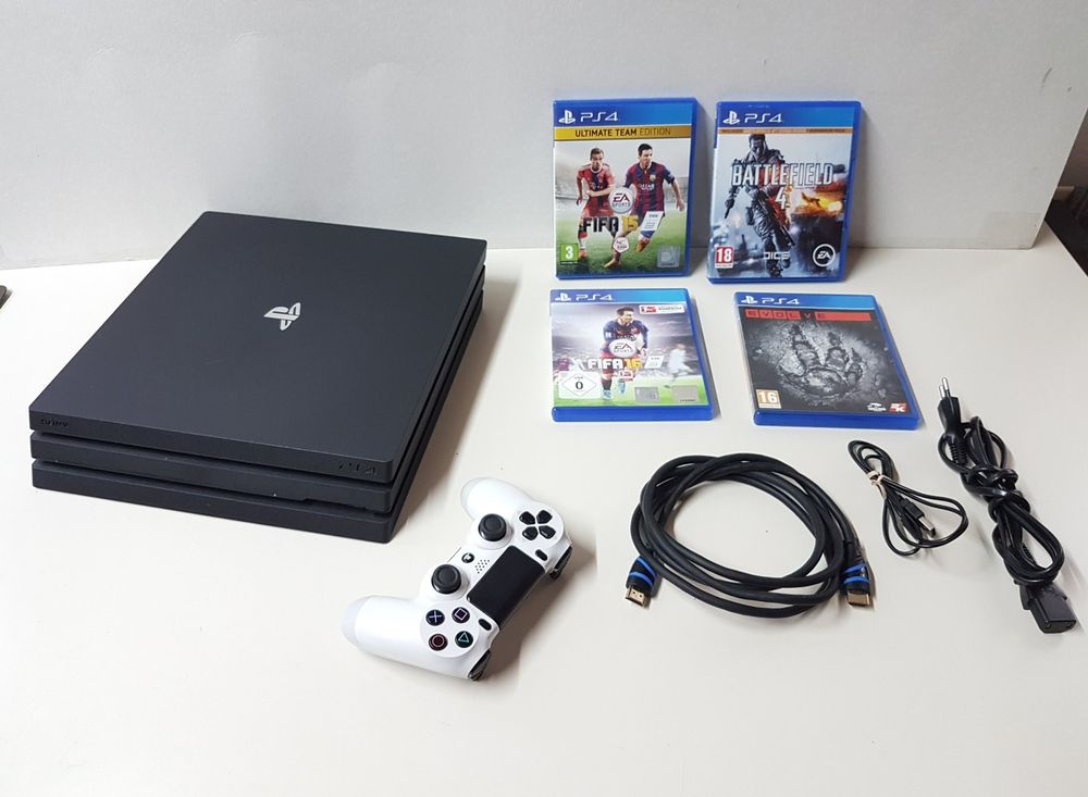 PS 4 Pro Konsole 1 TB mit Zubehör System Vers 7 51 Kaufen auf Ricardo