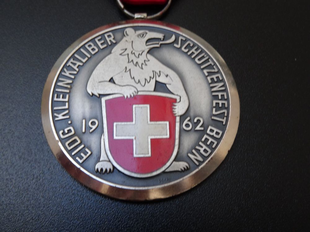 Schützenmedaille 1962 Eidg Kleinkaliber Schützenfest Bern Kaufen auf