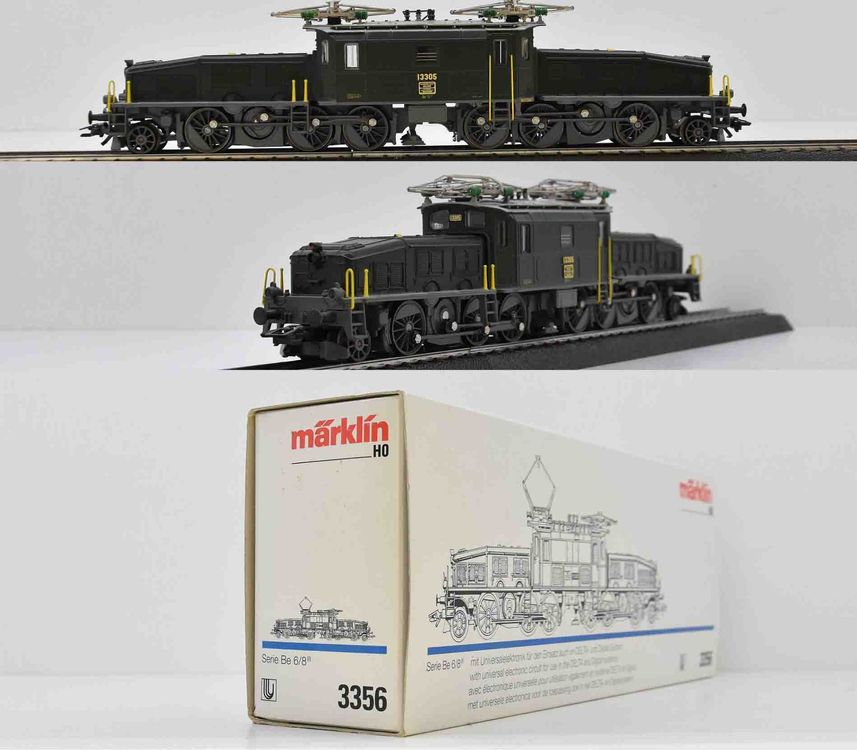 Märklin 3356 E Lok Be 6 8 III Krokodil SBB H0 GS Analog OVP Kaufen