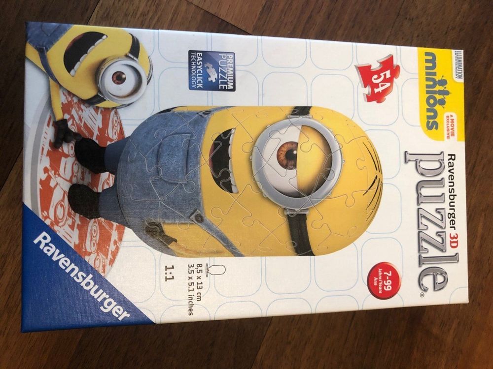 3D Minions Puzzle Ravensburger Kaufen Auf Ricardo