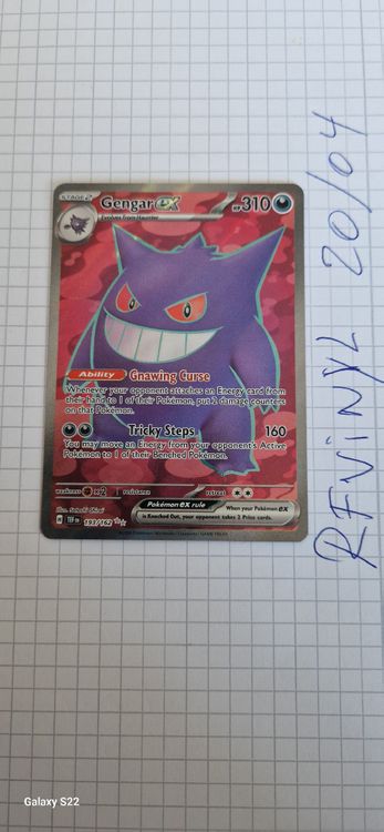 Gengar EX 193 162 Pokémon Kaufen auf Ricardo