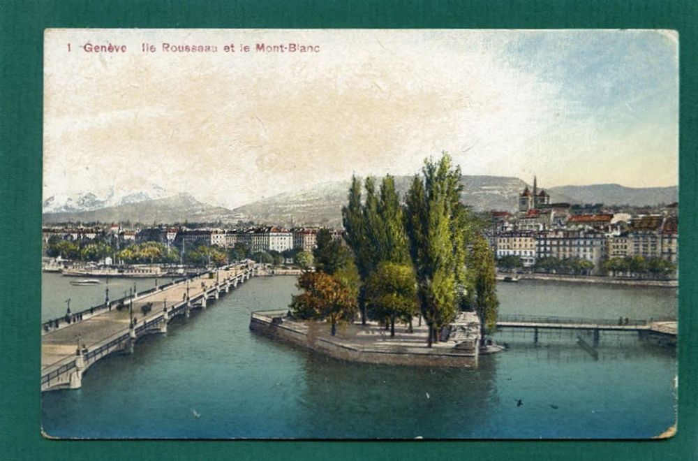 Gen Ve Ile Rousseau Et Le Mont Blanc Kaufen Auf Ricardo