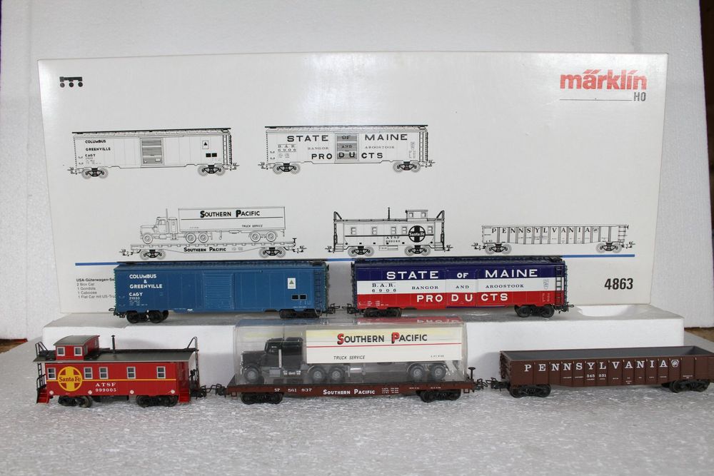 Märklin 4863 USA Güterwagen Set 1 Kaufen auf Ricardo