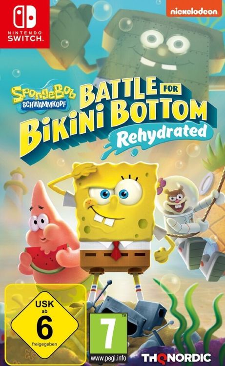 Nintendo Switch SpongeBob Schwammkopf Battle for Bikini Neu gemäss