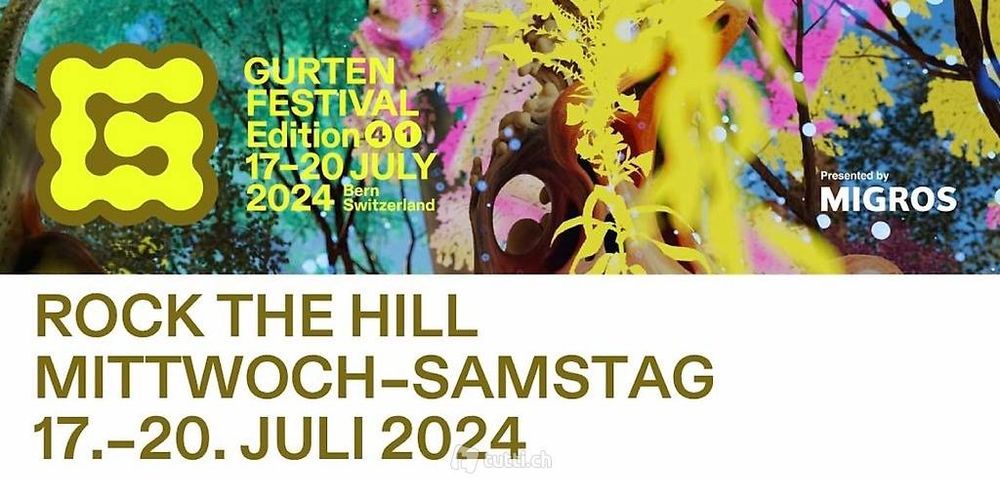 4 Tagespass fürs Gurten Festival 2024 Kaufen auf Ricardo