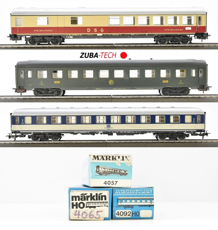 Märklin 3x Personenwagen DB DSG SNCF H0 WS mit OVP Kaufen auf Ricardo