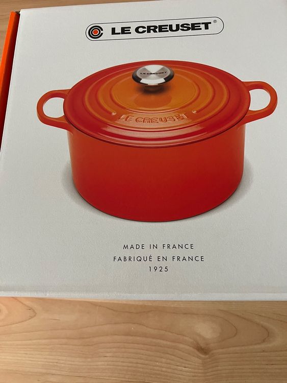 Le Creuset Br Ter Signature Rund Cm Kirschrot Kaufen Auf Ricardo