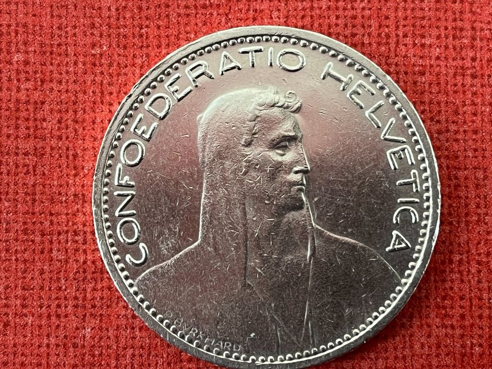 5 Franken 1923 Silber Alphirte TOP Kaufen Auf Ricardo