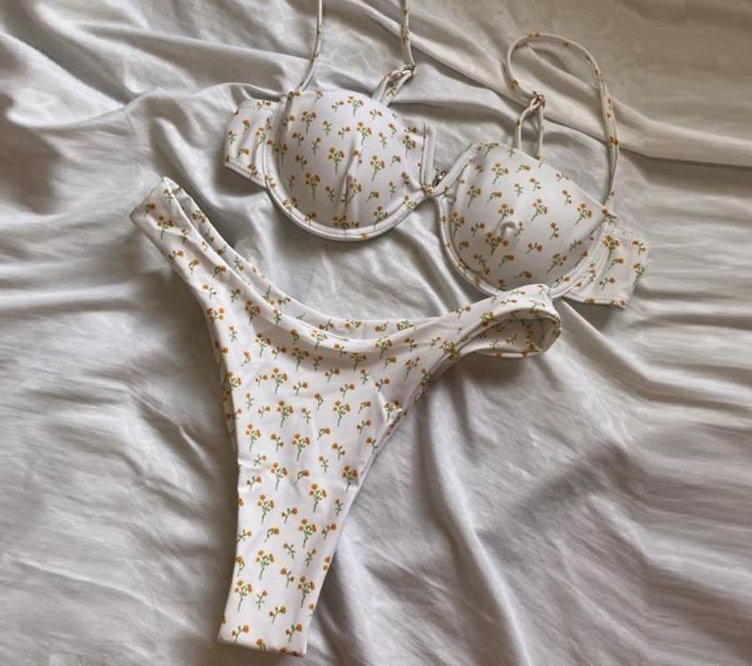 Bikini Blanc Luxia Floral L Kaufen Auf Ricardo