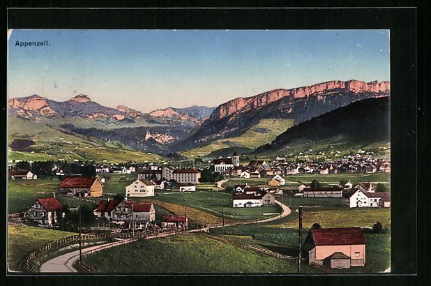 AK Appenzell Gesamtansicht 1919 Kaufen Auf Ricardo