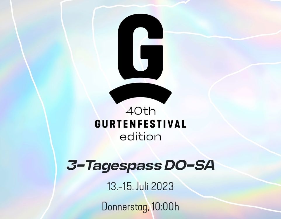 Gurtenfestival 2023 3 Tagesticket Do Sa Kaufen Auf Ricardo